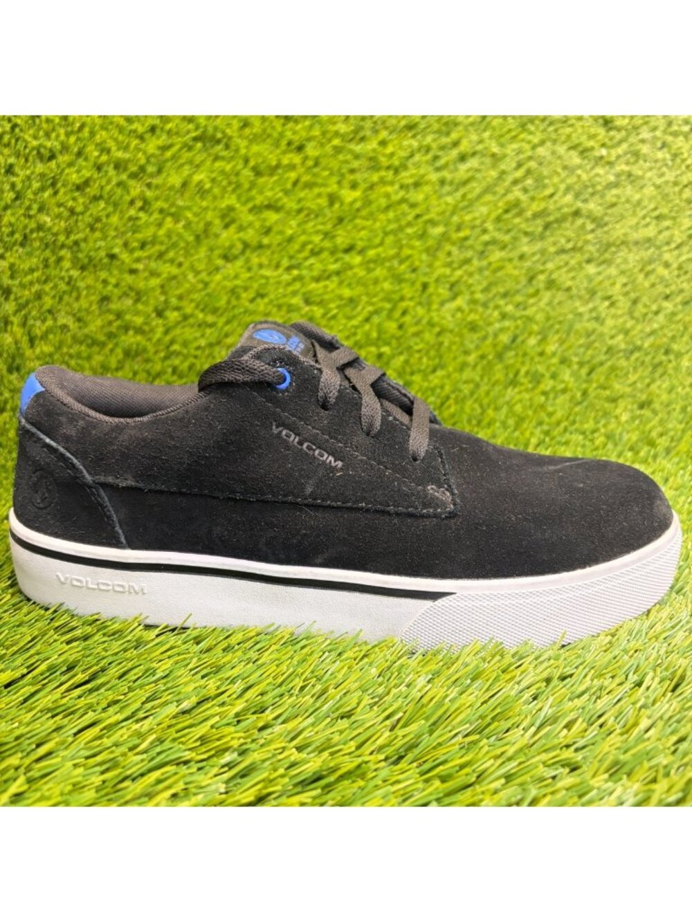 Volcom True Skate Inspired EH Mens Size 8 Black White Composite Toe Work Shoes